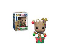 Funko POP Bobble: Marvel: Holiday Groot With Lights and Ornaments - Marvel Comi