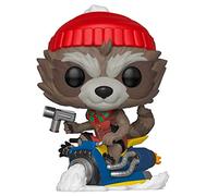 Funko POP!. Bobble Marvel: Holiday-Rocket Raccoon Collectible Figure - Guardians Of the Galaxy - Collectable Vinyl Figure - Gift Idea - Official Merchandise - Toys for Kids & Adults - Movies Fans