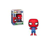 Funko Pop! Bobble: Marvel: Holiday Spider-Man With Ugly Sweater - Marvel Comics - Collectable Vinyl Figure - Gift Idea - Official Merchandise - Toys for Kids & Adults - Comic Books Fans