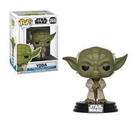 Funko POP! Bobble: Star Wars: Clone Wars: Yoda - Collectable Vinyl Figure - Gift Idea - Official Merchandise - Toys for Kids & Adults - TV Fans - Model Figure for Collectors and Display