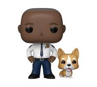 Funko POP & Buddy: Brooklyn Nine-Nine - Captain Holt w/dog - Collectable Vinyl Figure - Gift Idea - Official Merchandise - Toys for Kids & Adults - TV Fans