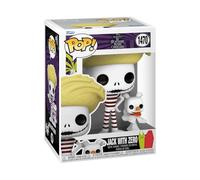 Funko Pop! & Buddy: the Nightmare Before Christmas - Jack Skellington With Zero - (Beach) - Collectable Vinyl Figure - Gift Idea - Official Merchandise - Toys for Kids & Adults - Movies Fans