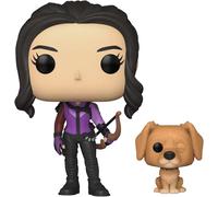 Funko Pop & Buddy TV Marvel: Hawkeye - Kate Bishop with Lucky The Pizza Dog