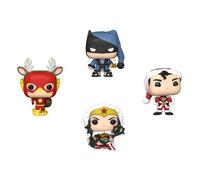 FUNKO POP: DC - TREE HOLIDAY BOX POCKET 4PK