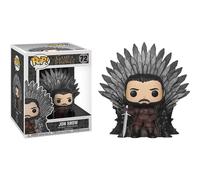 Funko POP DELUXE: Game of Thrones - Jon Snow Sitting on Throne Collectible Figure