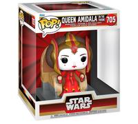 Funko Star Wars Deluxe Queen Amidala On The Throne Red