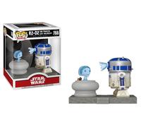 Funko POP Deluxe: Star Wars - R2-D2 with Princess Leia Hologram #766 - NEW