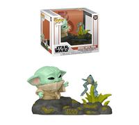 Funko Pop! Deluxe: Star Wars: The Mandalorian - Din Grogu (the Child, Baby Yoda) With Frog - Collectable Vinyl Figure - Gift Idea - Official Merchandise - Toys for Kids & Adults - TV Fans