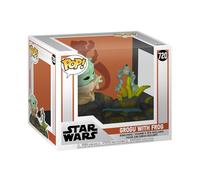 Funko POP! Deluxe: Star Wars: The Mandalorian - Din Grogu with Frog