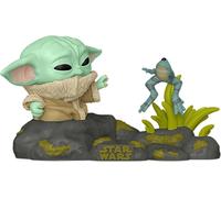 Funko Pop Deluxe Star Wars The Mandalorian Grogu With Frog