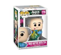 Funko POP! Disney: Alice in Wonderland - Mad Hatter with Tea | Official Merch - Collectable Vinyl Figurine for Shelf Display - Birthday Gift Idea for Fans and Collectors