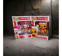 Funko POP Disney- Christmas Winnie the Pooh & Piglet Figure No 614 615 New