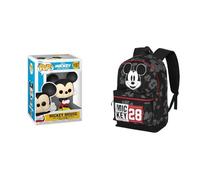 Funko Pop Disney Classics Mickey Mouse - Collectible Mini Figure, Disney Mickey Year HS Fan Backpack 2.2 31×44 cm Black