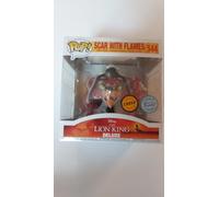 Funko Deluxe Lion King-scar In Flames W/chase Figure Black