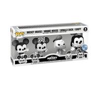 FUNKO POP: DISNEY - DISNEY CLASSICS (B&W) 4PK