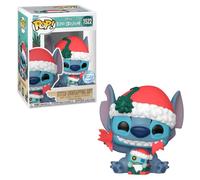 Funko Pop! Disney Lilo & Stitch Holiday Collection, Stitch Unwrapping Gift Vinyl Figure, Hot Topic Exclusive, 8.2 cm