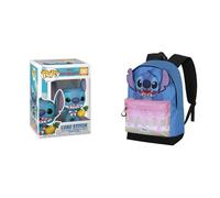 Funko Pop Disney Luau Stitch - Lilo & Stitch Collectible Figure, +Disney Cake HS Fan Backpack 2.2 31×44 cm 24L Blue