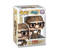 Funko POP! Disney Pixar: Up - Carl with Helmet | Official Cartoon/Animation Merch - Collectable Vinyl Figurine for Shelf Display - Birthday Gift Idea for Fans and Collectors