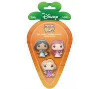 FUNKO POP: DISNEY - RAPUNZEL/ARIEL/JASMINE CARROT PKTPOP 3PK