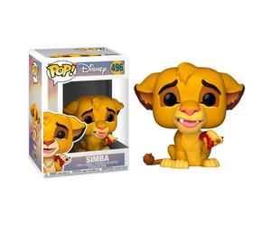 Funko Pop Disney The Lion King - Simba Pop Figure with Grub #496