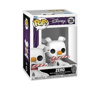 Funko Pop! Disney: the Night Before Christmas 30th - Zero With CandyCane - Disney: the Nightmare Before Christmas - Collectable Vinyl Figure - Gift Idea - Official Merchandise - Movies Fans