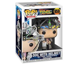 Funko Pop Doc with Helmet #959, Dr Emmet Brown, Back to the Future, Movies