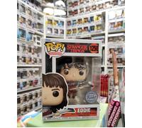 Funko Pop Eddie 1250 - Stranger Things Netflix Special Original Vinyl +Protector