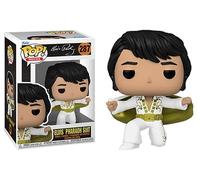 Funko Pop Elvis Presley + Protector: Pop! Rocks Vinyl Figure (Gift Set Bundled with ToyBop Brand Box Protector Collector Case) (Elvis Pharaoh Suit)