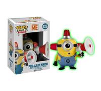 Funko POP Fire Alarm Minion FYE Exclusive Glows In The Dark #126