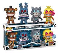 Funko Pop Five Nights at Freddy's - The Twisted Ones Glow in the Dark - 4-Pack