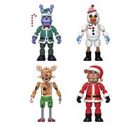 Funko Pop! FNAF 2023 Set of 4 - Five Nights at Freddy's: Holiday Freddy, Bonnie, Chica and Foxy