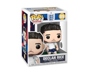 Funko POP! Football: England - Declan Rice | Official Merch - Collectable Vinyl Figurine for Shelf Display - Birthday Gift Idea for Fans and Collectors