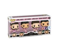 Funko Pop! Football: MLS Inter Miami CF - Lionel Messi, Luis Suárez, Jordi Alba & Sergio Busquets Exclusive 4-Pack