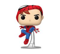 Funko Pop! Marvel: Spider-Man - Your Friendly Neighborhood Spider-Man (Unmasked) Exclusive Vinyl Figure #1530 - 9cm Collectible Toy
