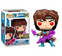 Funko Pop Gambit Glow-in-The-Dark EE Exclusive + Protector: X-Men Pop! Marvel Vinyl Figure (Gift Set Bundled with ToyBop Brand Box Protector Collector Case)