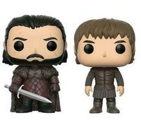 Funko Pop Game of Thrones Jon Snow and Bran Stark Vinyl Figure 2 Pack Exclusive