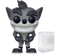 Funko Pop! Games: Crash Bandicoot - Crash Bandicoot Chase Black & White Variant Vinyl Figure (Includes Compatible Pop Box Protector Case)