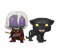 Funko Pop! Games: Dungeons and Dragons Drizzt DoUrden with Guenhwyvar 2 Pack Exclusive Vinyl Figures