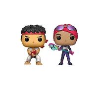 Funko POP! Games: Fortnite - 2 Pack Ryu Age 3+ & Brite Bomber - Street Fighter - Collectable Vinyl Figure - Gift Idea - Official Merchandise - Toys for Kids & Adults - Video Games Fans