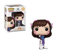 Funko POP! Games: Overwatch-D.Va Collectible Figure - Collectable Vinyl Figure - Gift Idea - Official Merchandise - Toys for Kids & Adults - Video Games Fans - Model Figure for Collectors and Display
