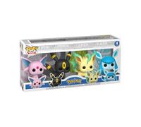 Funko POP! Games: Pokemon - 4 Pack - Espeon, Umbreon, Leafeon & Glaceon | Official Merch - Collectable Vinyl Figurine for Shelf Display - Birthday Gift Idea for Fans and Collectors