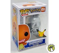 Funko POP Games Pokemon Charmander 455 Silver Metallic Vinyl Figure