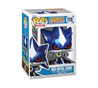 Funko POP! Games: Sonic the Hedgehog - Neo Metal Sonic (Metallic) | Official Video Games Merch - Collectable Vinyl Figurine for Shelf Display - Birthday Gift Idea for Fans and Collectors