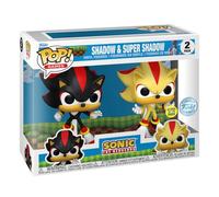 Funko POP! 2-PACK Shadow And Super Shadow (Glow) - Sonic The Hedgehog