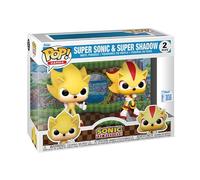 Funko POP! Games Sonic The Hedgehog Super Sonic and Super Shadow Exclusive Flocked 2-Pack Vinyl Figures