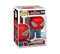 Funko Pop! Games: Spider-Man 1- Peter Parker - (Velocity Suit) - Marvel Comics - Collectable Vinyl Figure - Gift Idea - Official Merchandise - Toys for Kids & Adults - Movies Fans