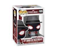 Funko POP! Marvel Miles (City Sounds Suit) Spider-Man 2#1028 Vinyl Figure One Size, Black