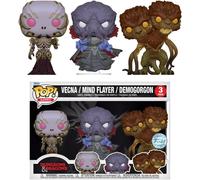 Funko POP! Games: Vecna, Mind Flayer, Demogorgon (Dungeons & Dragons) Special Edition