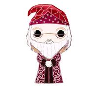 Funko Pop! Harry Potter Dumbledore Giant Lapel Pin Badge with Stand 10 cm Enamel, Enamel