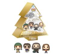 Funko Pocket Pop! HP - Harry Potter - Tree Holiday Box 8pc - Harry Potter - Keychain Novelty Keyring - Collectable Mini Figure - Stocking Filler - Gift Idea - Official Merchandise - Movies Fans